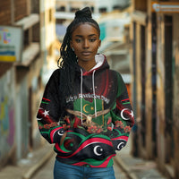 Libya Revolution Day Hoodie Flying Eagle Libyan Coat Of Arms Map - Land Of Resilience And Pride