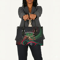 Libya Revolution Day Leather Bag Flying Eagle Libyan Coat Of Arms Map - Land Of Resilience And Pride