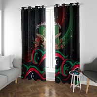 Libya Revolution Day Window Curtain Flying Eagle Libyan Coat Of Arms Map - Land Of Resilience And Pride