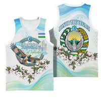 Uzbekistan Independence Day Basketball Jersey Honor The Legacy Flying Eagle Plants National Emblem