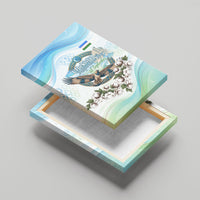Uzbekistan Independence Day Canvas Wall Art Honor The Legacy Flying Eagle Plants National Emblem