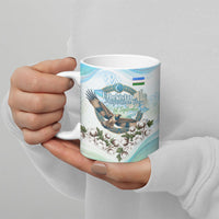 Uzbekistan Independence Day Ceramic Mug Honor The Legacy Flying Eagle Plants National Emblem
