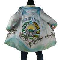 Uzbekistan Independence Day Cloak Honor The Legacy Flying Eagle Plants National Emblem