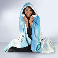 Uzbekistan Independence Day Hooded Blanket Honor The Legacy Flying Eagle Plants National Emblem