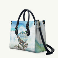 Uzbekistan Independence Day Leather Bag Honor The Legacy Flying Eagle Plants National Emblem