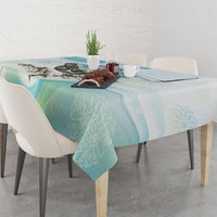 Uzbekistan Independence Day Tablecloth Honor The Legacy Flying Eagle Plants National Emblem