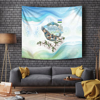 Uzbekistan Independence Day Tapestry Honor The Legacy Flying Eagle Plants National Emblem