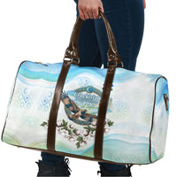 Uzbekistan Independence Day Travel Bag Honor The Legacy Flying Eagle Plants National Emblem