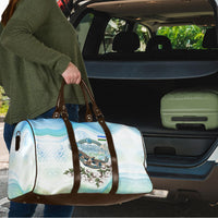 Uzbekistan Independence Day Travel Bag Honor The Legacy Flying Eagle Plants National Emblem