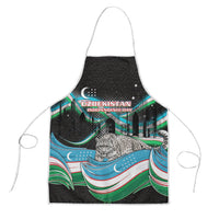 Uzbekistan Independence Day Apron Freedom Snow Leopard Minaret Architecture Flag