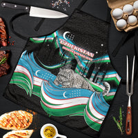 Uzbekistan Independence Day Apron Freedom Snow Leopard Minaret Architecture Flag