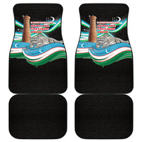 Uzbekistan Independence Day Car Mats Freedom Snow Leopard Minaret Architecture Flag