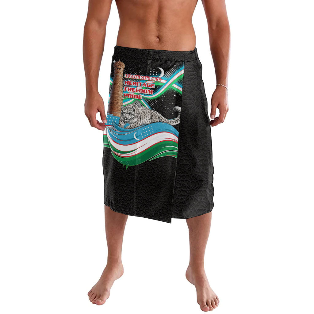 Uzbekistan Independence Day Lavalava Freedom Snow Leopard Minaret Architecture Flag
