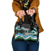 Uzbekistan Independence Day Shoulder Handbag Freedom Snow Leopard Minaret Architecture Flag