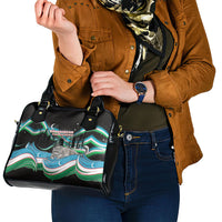 Uzbekistan Independence Day Shoulder Handbag Freedom Snow Leopard Minaret Architecture Flag