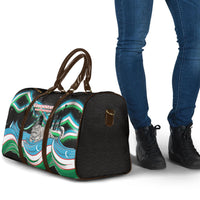 Uzbekistan Independence Day Travel Bag Freedom Snow Leopard Minaret Architecture Flag