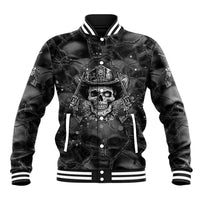 Cowboy Skull Baseball Jacket Cowboy Take Me Away - Wonder Print Shop