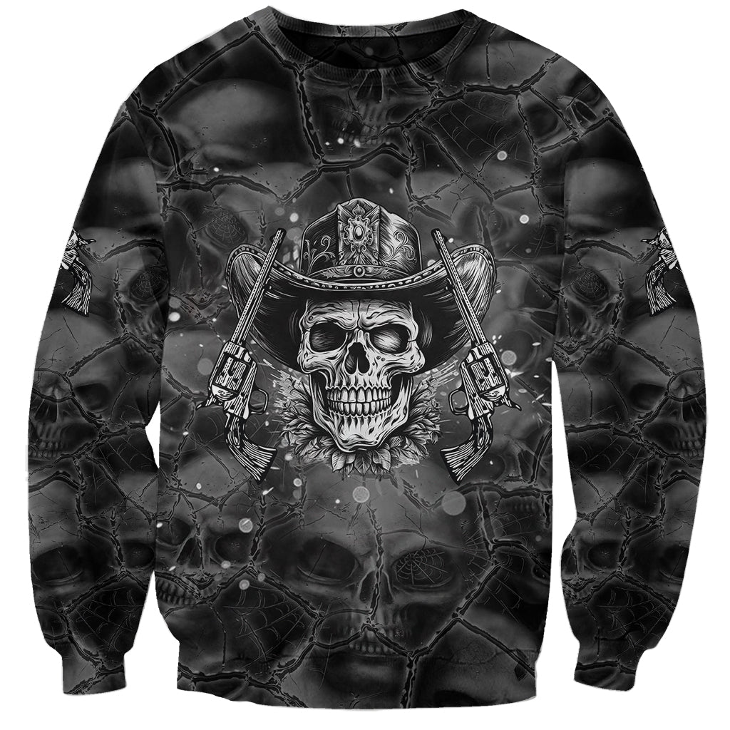 Cowboy Skull Sweatshirt Cowboy Take Me Away - Wonder Print Shop
