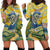 Vincent Van Gogh Skull Hoodie Dress - Wonder Print Shop