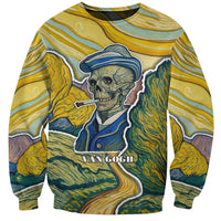 Vincent Van Gogh Skull Sweatshirt - Wonder Print Shop