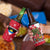 Antigua and Barbuda Christmas 4 in 1 Can Cooler Tumbler with Santa Pineapple Palm Tree Parrot and Gift Design - Wonder Print Shop