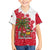 Antigua and Barbuda Christmas Family Matching Off Shoulder Maxi Dress and Hawaiian Shirt with Santa Pineapple Palm Tree Parrot and Gift Design - Wonder Print Shop