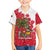 Antigua and Barbuda Christmas Family Matching Short Sleeve Bodycon Dress and Hawaiian Shirt with Santa Pineapple Palm Tree Parrot and Gift Design - Wonder Print Shop