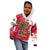 Antigua and Barbuda Christmas Kid Hoodie with Santa Pineapple Palm Tree Parrot and Gift Design - Wonder Print Shop