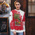 Antigua and Barbuda Christmas Ugly Christmas Sweater with Santa Pineapple Palm Tree Parrot and Gift Design - Wonder Print Shop
