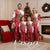 Antigua and Barbuda Christmas Pajama Set with Santa Pineapple Palm Tree Parrot and Gift Design - Wonder Print Shop
