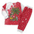 Antigua and Barbuda Christmas Pajama Set with Santa Pineapple Palm Tree Parrot and Gift Design - Wonder Print Shop