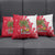 Antigua and Barbuda Christmas Pillow Cover with Santa Pineapple Palm Tree Parrot and Gift Design - Wonder Print Shop