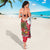Antigua and Barbuda Christmas Sarong with Santa Pineapple Palm Tree Parrot and Gift Design - Wonder Print Shop