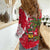 Antigua and Barbuda Christmas Women Casual Shirt with Santa Pineapple Palm Tree Parrot and Gift Design - Wonder Print Shop