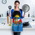 Antigua and Barbuda Christmas Apron with Santa Sailboat Island Flag and Tropical Gift Design - Wonder Print Shop