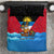 Antigua and Barbuda Christmas Bedding Set with Santa Sailboat Island Flag and Tropical Gift Design - Wonder Print Shop