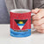 Antigua and Barbuda Christmas Ceramic Mug with Santa Sailboat Island Flag and Tropical Gift Design - Wonder Print Shop