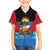 Antigua and Barbuda Christmas Kid Hawaiian Shirt with Santa Sailboat Island Flag and Tropical Gift Design - Wonder Print Shop