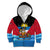 Antigua and Barbuda Christmas Kid Hoodie with Santa Sailboat Island Flag and Tropical Gift Design - Wonder Print Shop