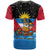 Antigua and Barbuda Christmas T Shirt with Santa Sailboat Island Flag and Tropical Gift Design - Wonder Print Shop
