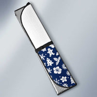 Panama Christmas Auto Sun Shade with Tropical Santa National Coat of Arms and Festive Pattern Design - Wonder Print Shop