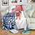 Panama Christmas Blanket with Tropical Santa National Coat of Arms and Festive Pattern Design - Wonder Print Shop