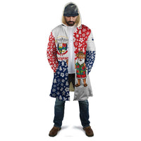 Panama Christmas Cloak with Tropical Santa National Coat of Arms and Festive Pattern Design - Wonder Print Shop