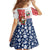 Panama Christmas Family Matching Short Sleeve Bodycon Dress and Hawaiian Shirt with Tropical Santa National Coat of Arms and Festive Pattern Design - Wonder Print Shop