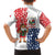 Panama Christmas Kid Hawaiian Shirt with Tropical Santa National Coat of Arms and Festive Pattern Design - Wonder Print Shop