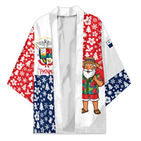 Panama Christmas Kimono with Tropical Santa National Coat of Arms and Festive Pattern Design - Wonder Print Shop