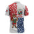 Panama Christmas Zipper Polo Shirt with Tropical Santa National Coat of Arms and Festive Pattern Design - Wonder Print Shop