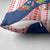 Panama Christmas Pillow Cover with Santa Claus Sea Turtles Holiday Tree and Red Blue Pattern Design - Wonder Print Shop