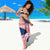 Panama Christmas Sarong with Santa Claus Sea Turtles Holiday Tree and Red Blue Pattern Design - Wonder Print Shop