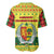 Senegal Christmas Baseball Jersey with Yellow-Green-Red Design, Baobab Tree, and National Coat of Arms Motif - Wonder Print Shop